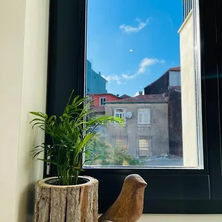 With Balcony In The Center Of Porto